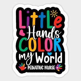 Little Hands Color My World Sticker